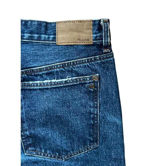 Madewell Low Slung Baggy Jeans Medium Wash Button Fly Size 27 - Picture 4 of 11